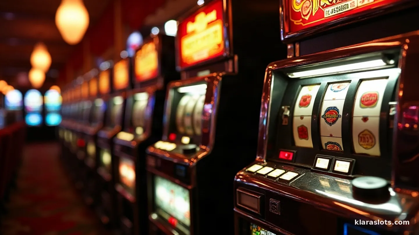Spielautomaten mit Jackpot-Anzeige, typisch für casino, slots, bonus, jackpot